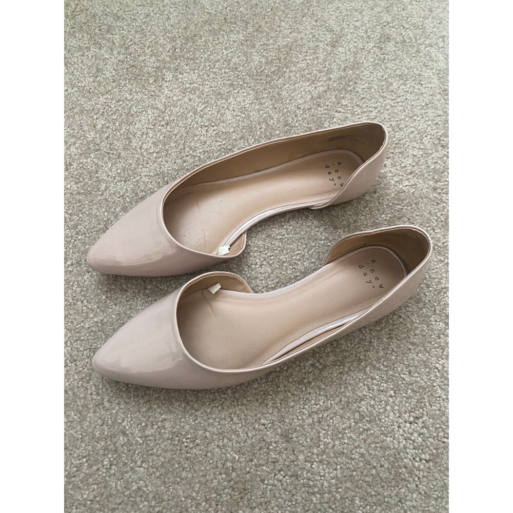 A New Day Mohana Flats Blush Nude Size 8 EUC